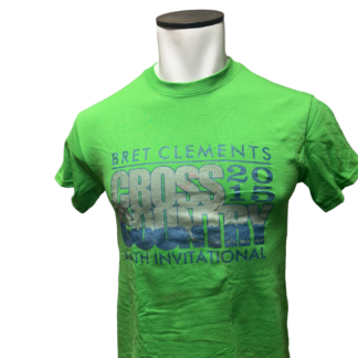 Vintage 2015 Bret Clements Green Short Sleeve T-Shirt