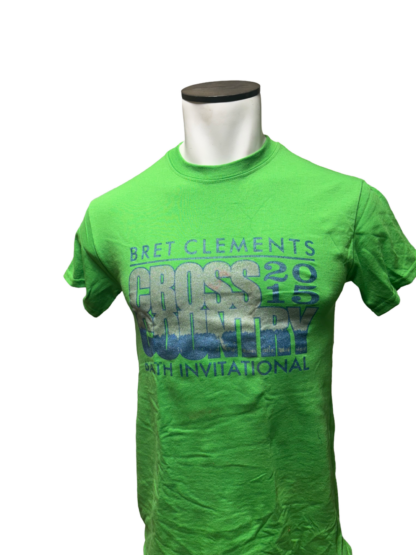 Vintage 2015 Bret Clements Green Short Sleeve T-Shirt
