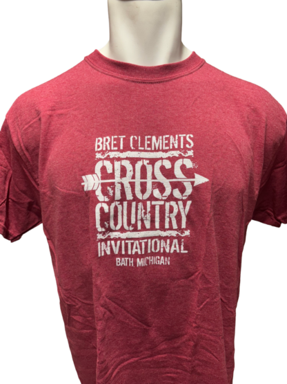 Vintage 2016 Bret Clements Red Short Sleeve T-Shirt