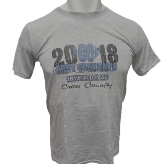 Vintage 2018 Bret Clements Gray Short Sleeve T-Shirt