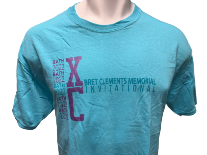 Vintage 2022 Bret Clements Scuba Blue Short Sleeve T-Shirt