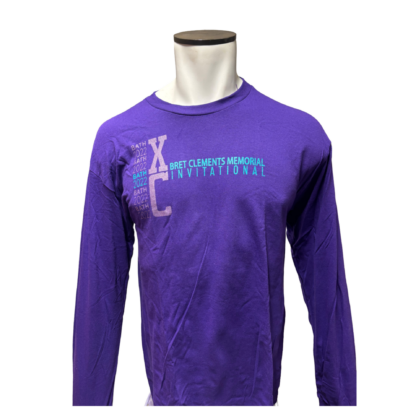Vintage 2022 Bret Clements Purple Long Sleeve T-Shirt