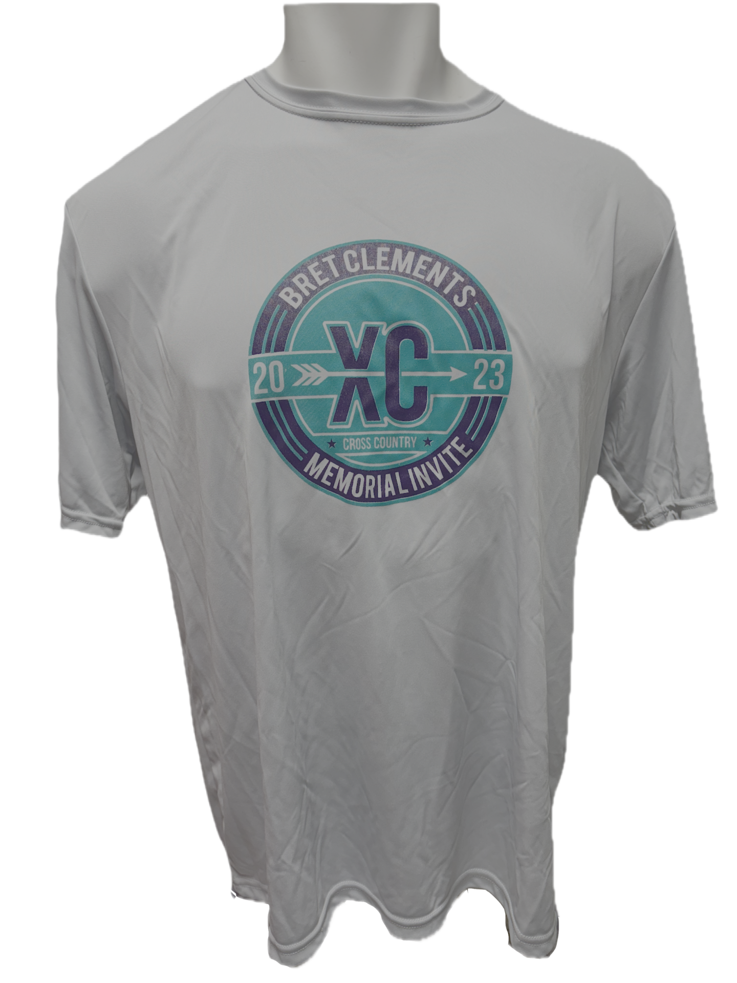 Vintage 2023 Bret Clements Silver Dry Fit T-Shirt