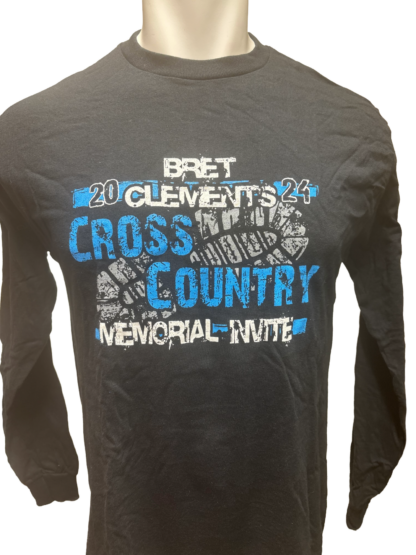 Vintage 2024 Bret Clements Black Long Sleeve T-Shirt