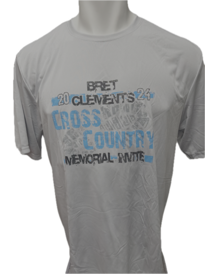 Vintage 2024 Bret Clements Silver Dry Fit T-Shirt