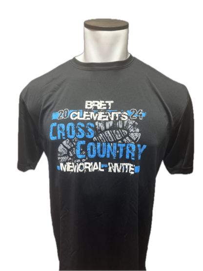 Vintage 2024 Bret Clements Black Dry Fit T-Shirt