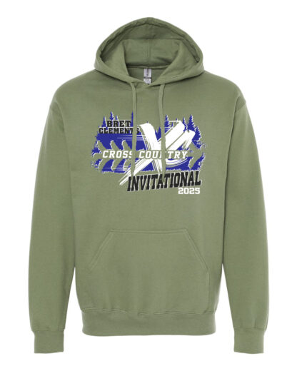 Bret Clements 2025 Military Green Hooded Sweatshirt