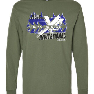 Bret Clements 2025 Military Green Long Sleeve T-Shirt