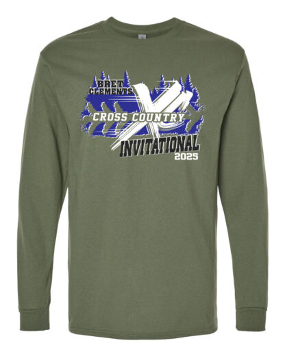 Bret Clements 2025 Military Green Long Sleeve T-Shirt