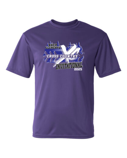 Bret Clements 2025 Purple Performance T-Shirt