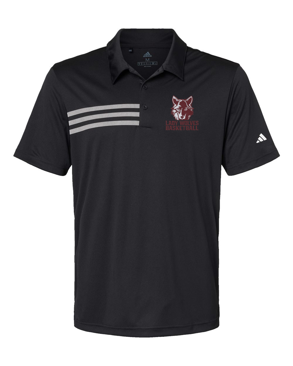 Okemos Girls Basketball 25 Adidas Polo - Image 3