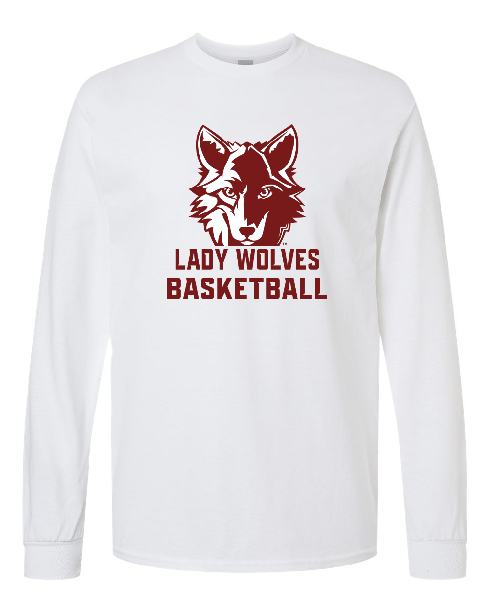 Okemos Girls Basketball 25 Adult Long Sleeve T-Shirt - Image 4