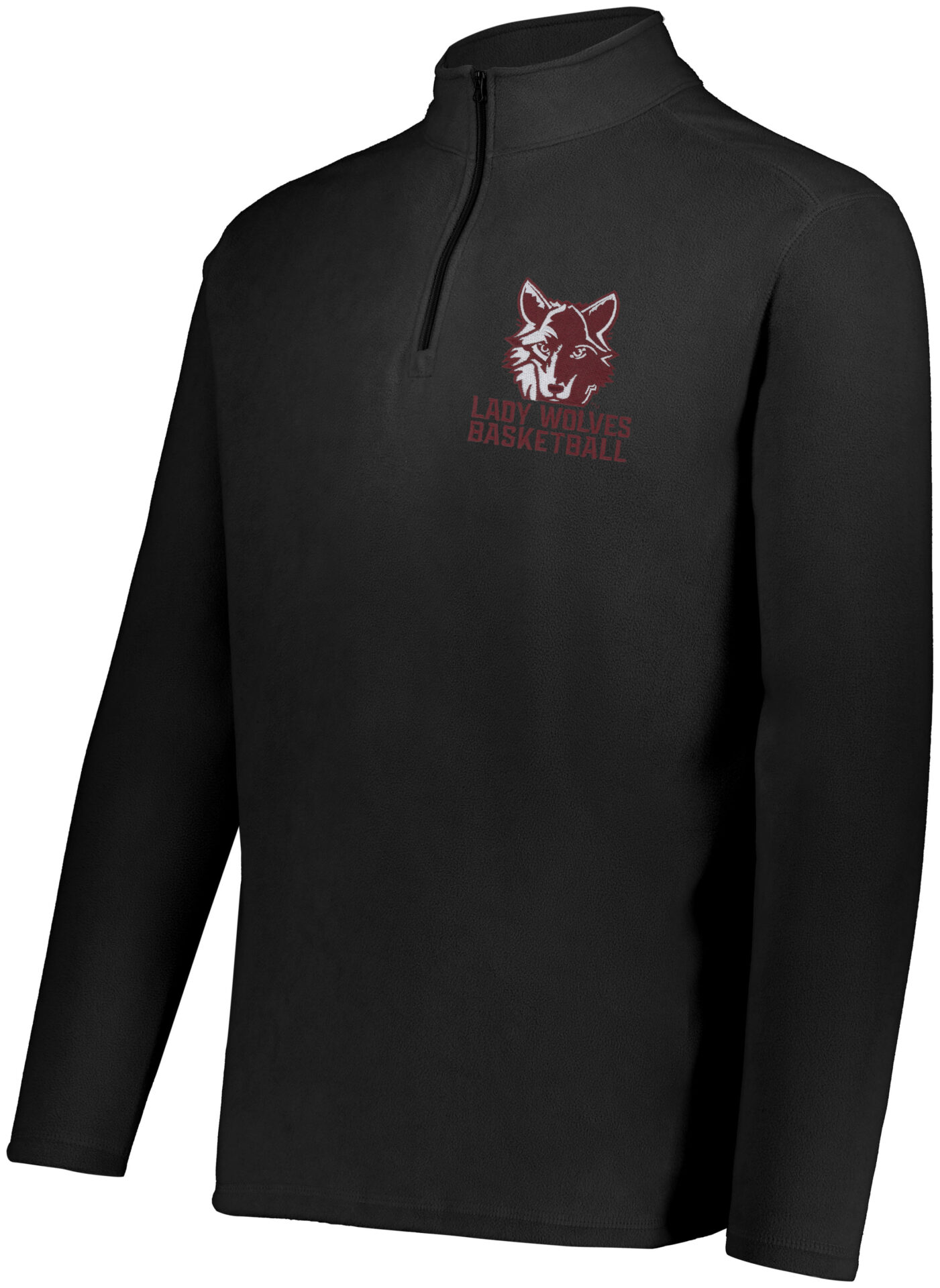 Okemos Girls Basketball 25 Micro Light Quarter Zip Fleece - Image 2